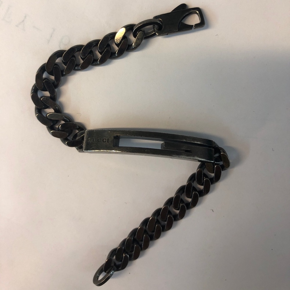 Gucci sterling silver bracelet authentic